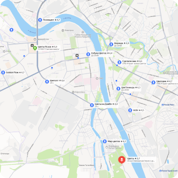 Реклама в геосервисах