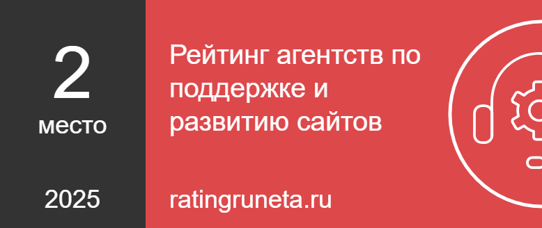 Рейтинг агентств по поддержке и развитию сайтов